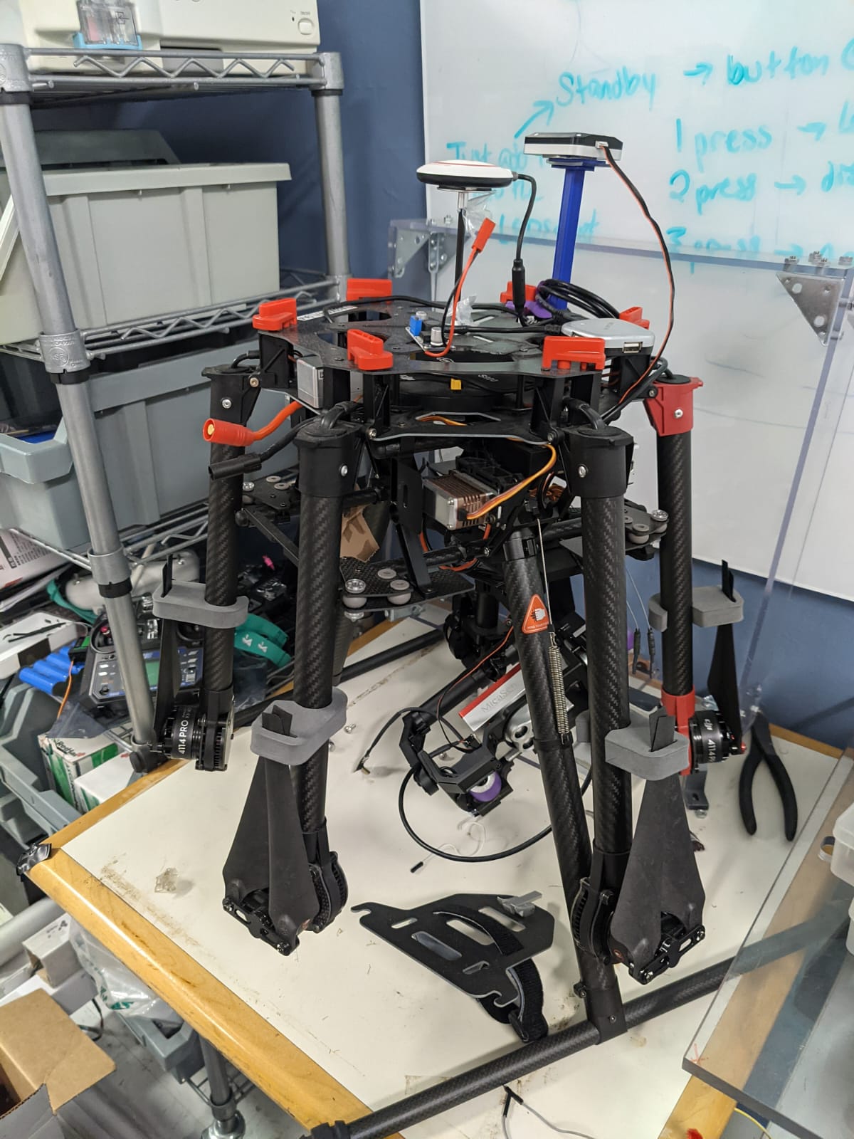 Custom carbon-fibre aerial platform