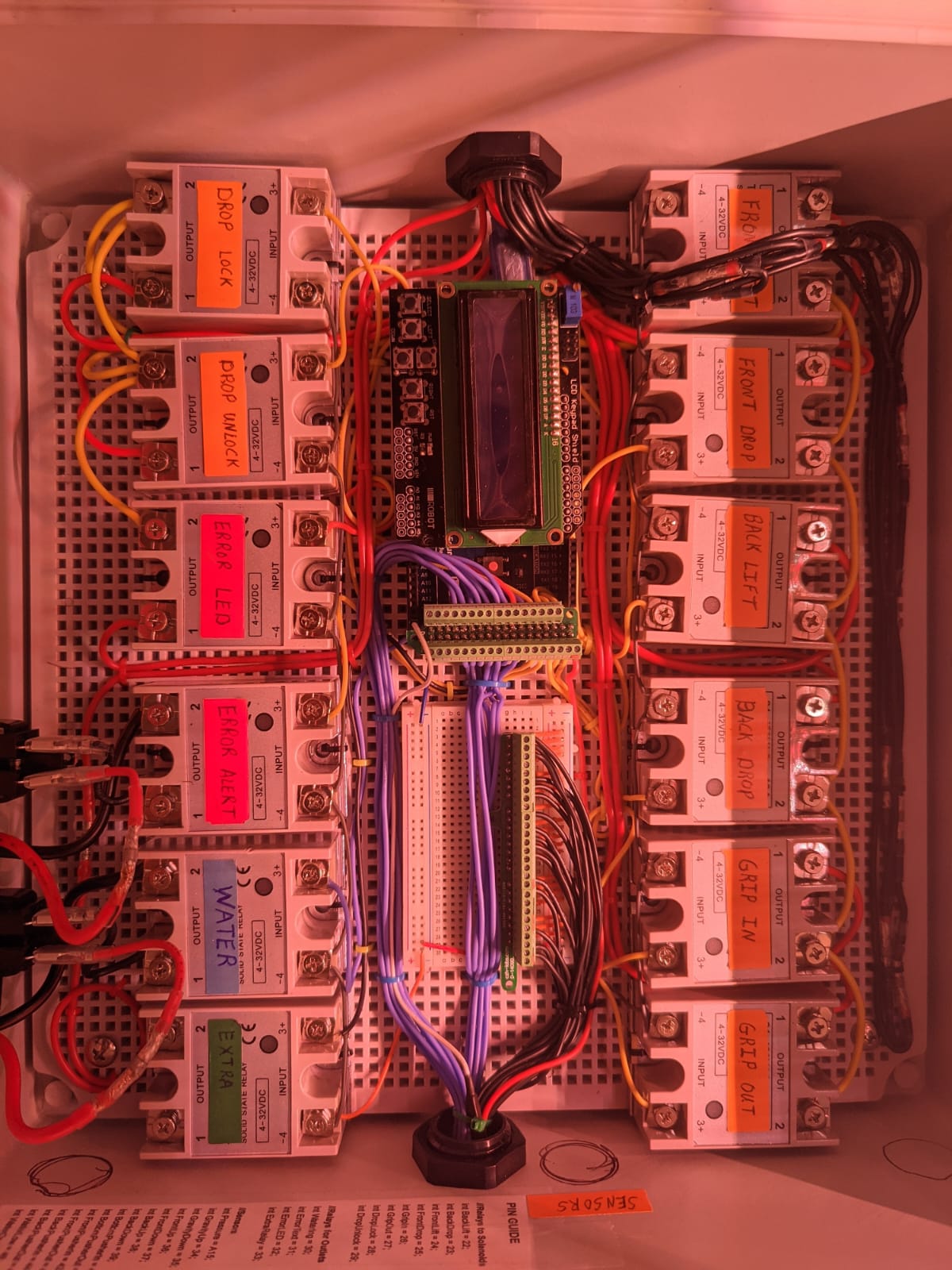 Relay control circuit · Silo automation